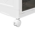 Casa si Gradina - Constructii - Depozitare, transport si protectie - Accesorii echipamente pentru transport si ridicat - Cutie de depozitare stivuita cu roti 28 L 48x29,5x33 cm - Infinity.ro