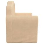 Casa si Gradina - Mobilier - Mobilier copii - Mobilier camera copiilor - Canapea pentru copii cu 2 locuri, crema moale de plus - Infinity.ro