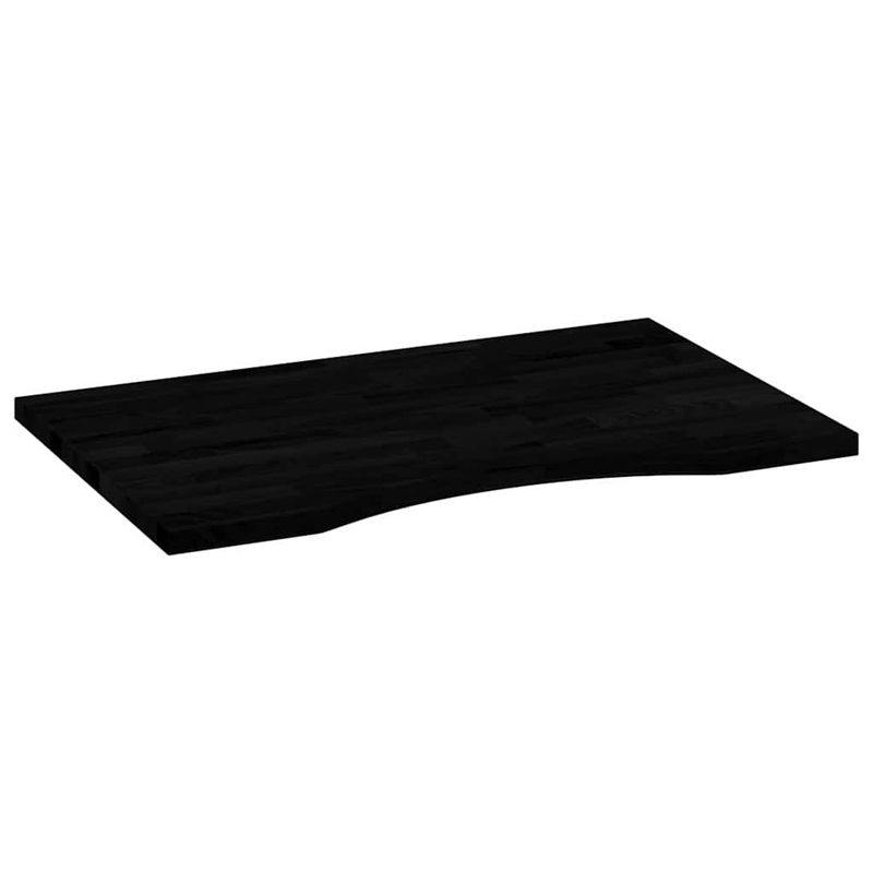 Casa si Gradina - Mobilier - Feronerie si accesorii mobila - Blat de birou maro inchis lemn masiv de stejar dreptunghiular, mărime 80x50x2.5 cm - Infinity.ro