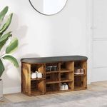 Casa si Gradina - Mobilier - Organizare si depozitare - Bancute - Banca de pantofi,lemn vechi, 102x32x50 cm, lemn prelucrat - Infinity.ro