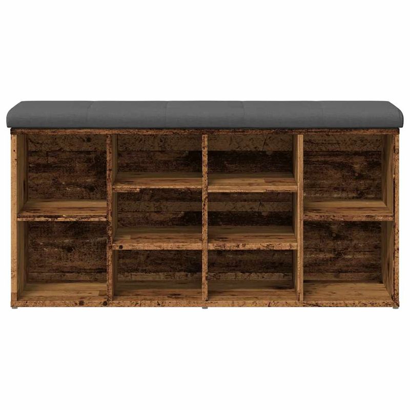 Casa si Gradina - Mobilier - Organizare si depozitare - Bancute - Banca de pantofi,lemn vechi, 102x32x50 cm, lemn prelucrat - Infinity.ro