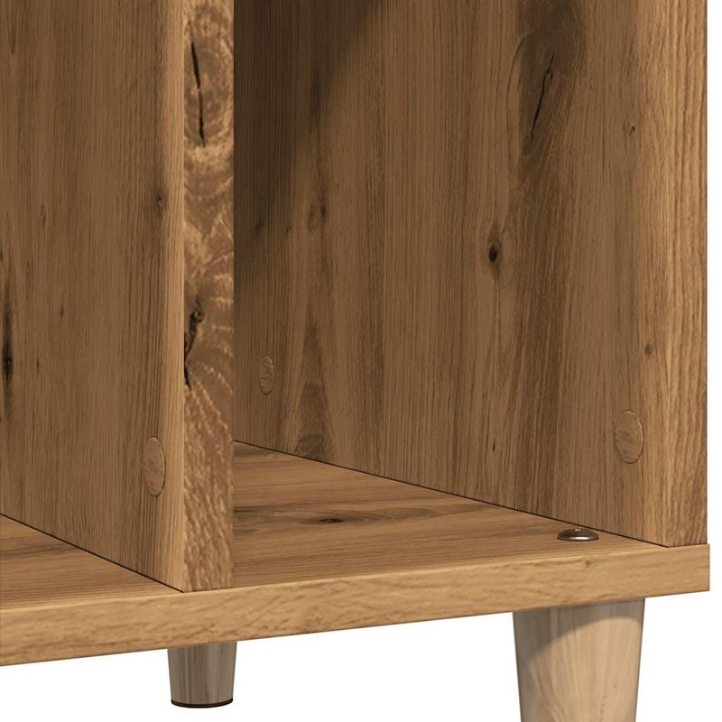 Casa si Gradina - Mobilier - Dulapuri si sifoniere - Dulapuri - Dulap de discuri stejar artizanal, 100x38x48 cm, lemn prelucrat - Infinity.ro
