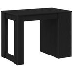 Casa si Gradina - Mobilier - Mese si birouri - Birouri - Birou cu sertar raft Stejar negru 102x62x77,5 cm lemn prelucrat - Infinity.ro
