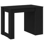 Casa si Gradina - Mobilier - Mese si birouri - Mese bucatarie si dining - Birou cu sertar raft Stejar negru 102x62x77,5 cm lemn prelucrat - Infinity.ro