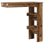 Casa si Gradina - Mobilier - Mese si birouri - Mese bucatarie si dining - Masa bar de perete, lemn vechi, 102x45x103,5 cm, lemn compozit - Infinity.ro