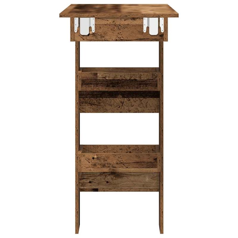 Casa si Gradina - Mobilier - Mese si birouri - Mese bucatarie si dining - Masa bar de perete, lemn vechi, 102x45x103,5 cm, lemn compozit - Infinity.ro