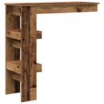 Casa si Gradina - Mobilier - Mese si birouri - Mese bucatarie si dining - Masa bar de perete, lemn vechi, 102x45x103,5 cm, lemn compozit - Infinity.ro