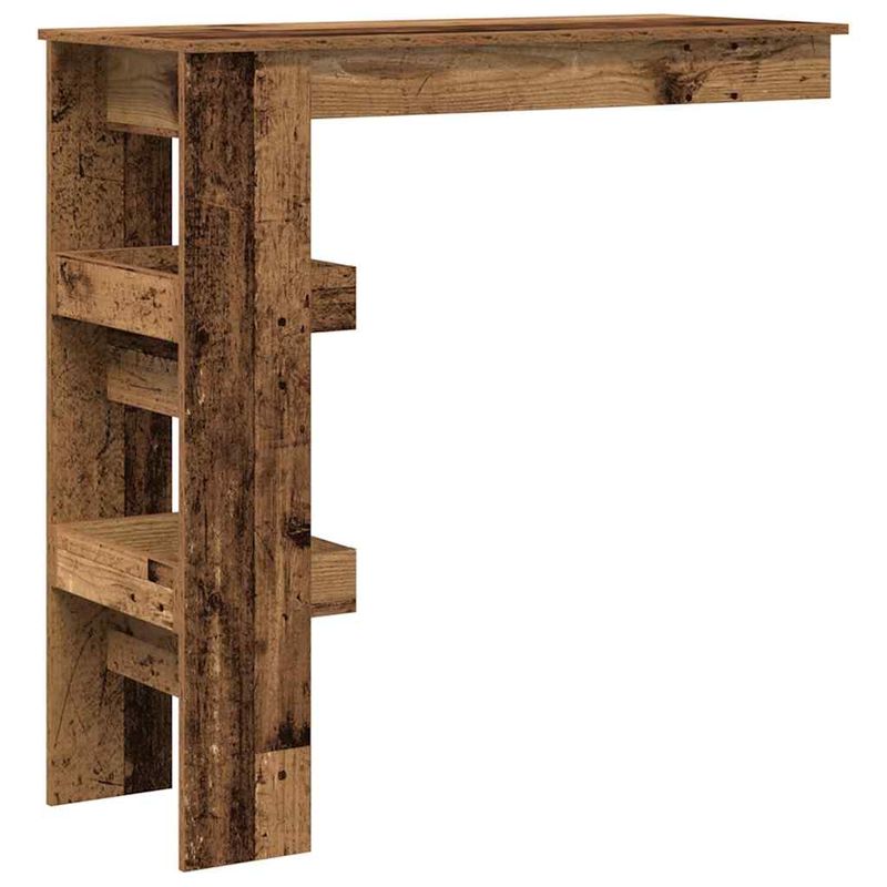 Casa si Gradina - Mobilier - Mese si birouri - Mese bucatarie si dining - Masa bar de perete, lemn vechi, 102x45x103,5 cm, lemn compozit - Infinity.ro