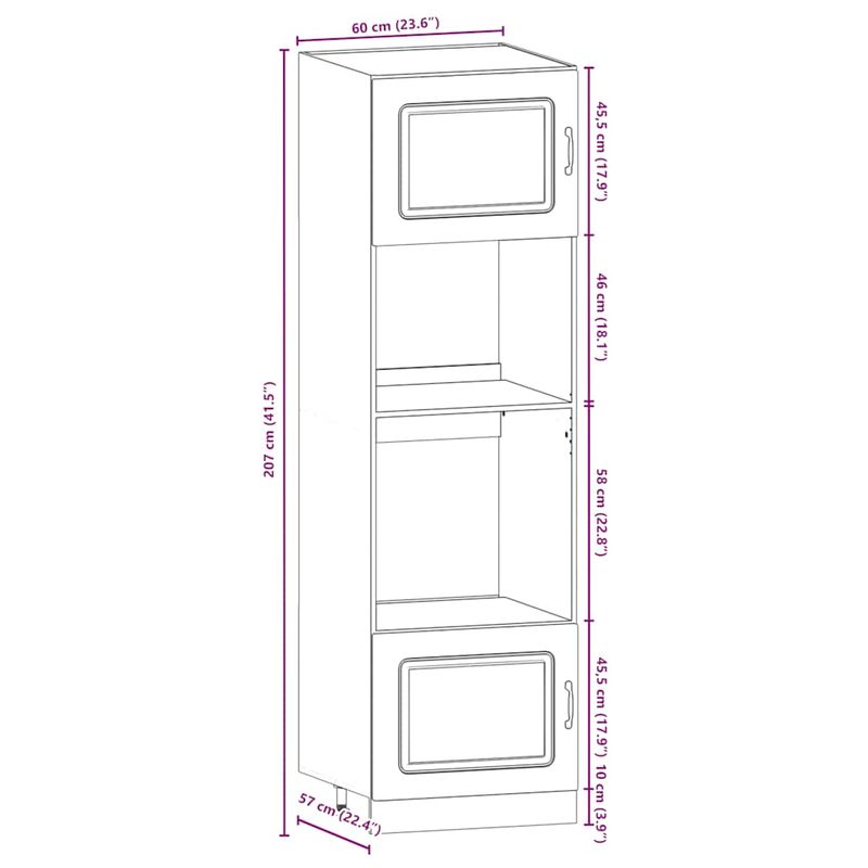 Casa si Gradina - Mobilier - Comode si corpuri - Corpuri bucatarie - Set dulap de bucatarie din 7 piese „Kalmar” Lemn prelucrat alb - Infinity.ro