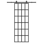 Casa si Gradina - Constructii - Usi interior, exterior si garaj - Usi garaj - Usa glisanta cu set feronerie, 76x205 cm, sticla ESG/aluminiu - Infinity.ro