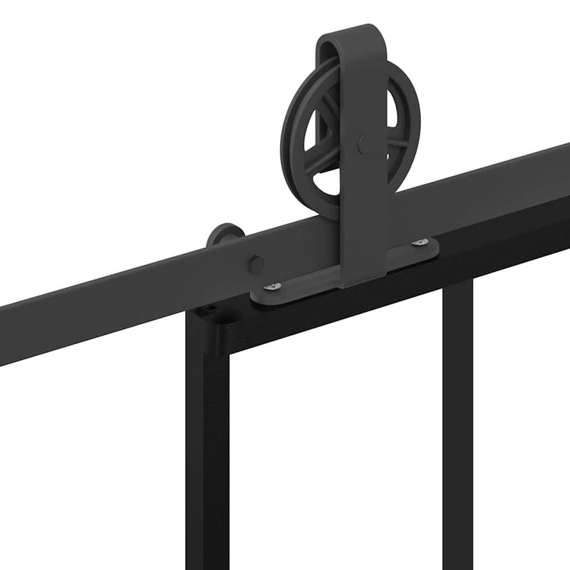 Casa si Gradina - Constructii - Usi interior, exterior si garaj - Usi garaj - Usa glisanta cu set feronerie, 76x205 cm, sticla ESG/aluminiu - Infinity.ro