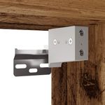 Casa si Gradina - Mobilier - Mobilier baie - Comode baie - Dulap cu oglinda & LED lemn vechi 60x12x45 cm lemn prelucrat - Infinity.ro