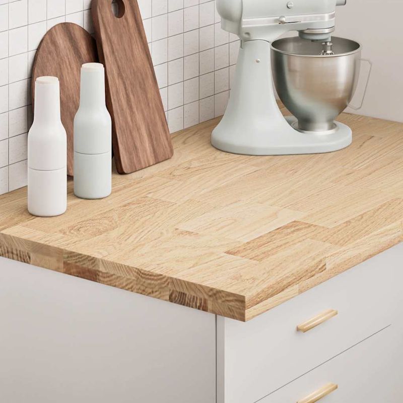 Casa si Gradina - Mobilier - Comode si corpuri - Corpuri bucatarie - Blat de bucatarie lemn masiv de stejar dreptunghiular, mărime 100x63.5x4 cm - Infinity.ro