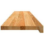 Casa si Gradina - Constructii - Scari si accesorii interioare - Accesorii scari interioare - Trepte de scara 4 buc maro deschis lemn masiv de stejar, mărime 120x30x2 cm - Infinity.ro