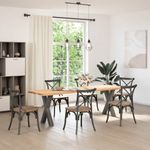 Casa si Gradina - Mobilier - Feronerie si accesorii mobila - Picioare pentru masa in forma de X, 2 buc Antracit Otel, mărime 50x(72-73) cm (80 mm) - Infinity.ro