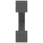 Casa si Gradina - Mobilier - Feronerie si accesorii mobila - Picioare pentru masa in forma de X, 2 buc Antracit Otel, mărime 50x(72-73) cm (80 mm) - Infinity.ro