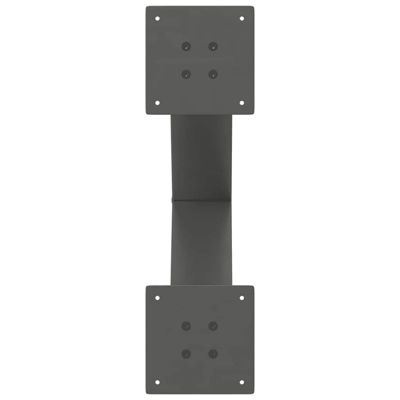 Casa si Gradina - Mobilier - Feronerie si accesorii mobila - Picioare pentru masa in forma de X, 2 buc Antracit Otel, mărime 50x(72-73) cm (80 mm) - Infinity.ro