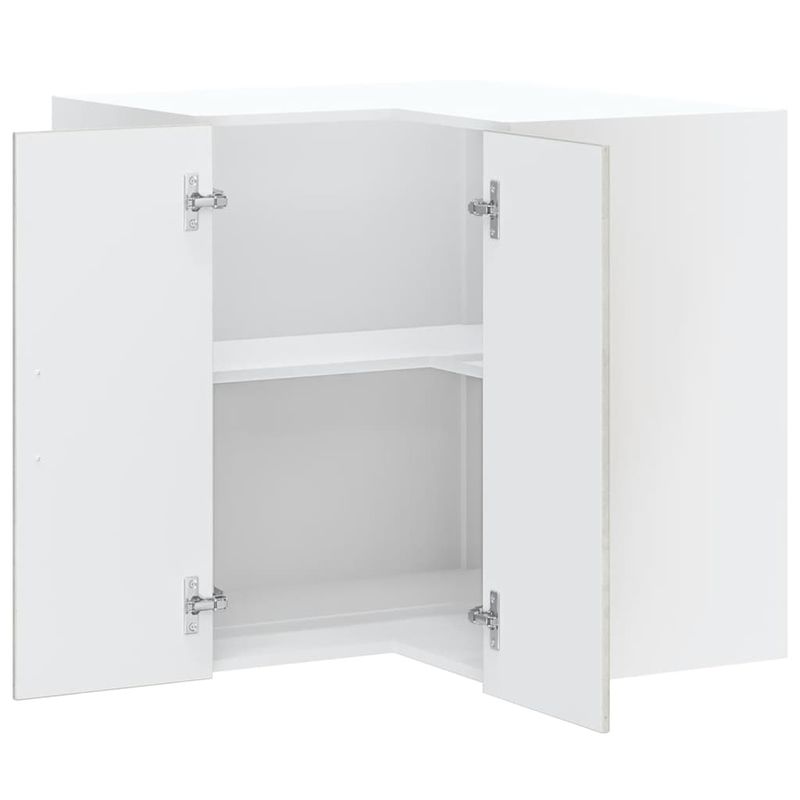 Casa si Gradina - Mobilier - Comode si corpuri - Corpuri bucatarie - Dulap de colt de bucatarie „Porto” Lemn prelucrat gri beton - Infinity.ro