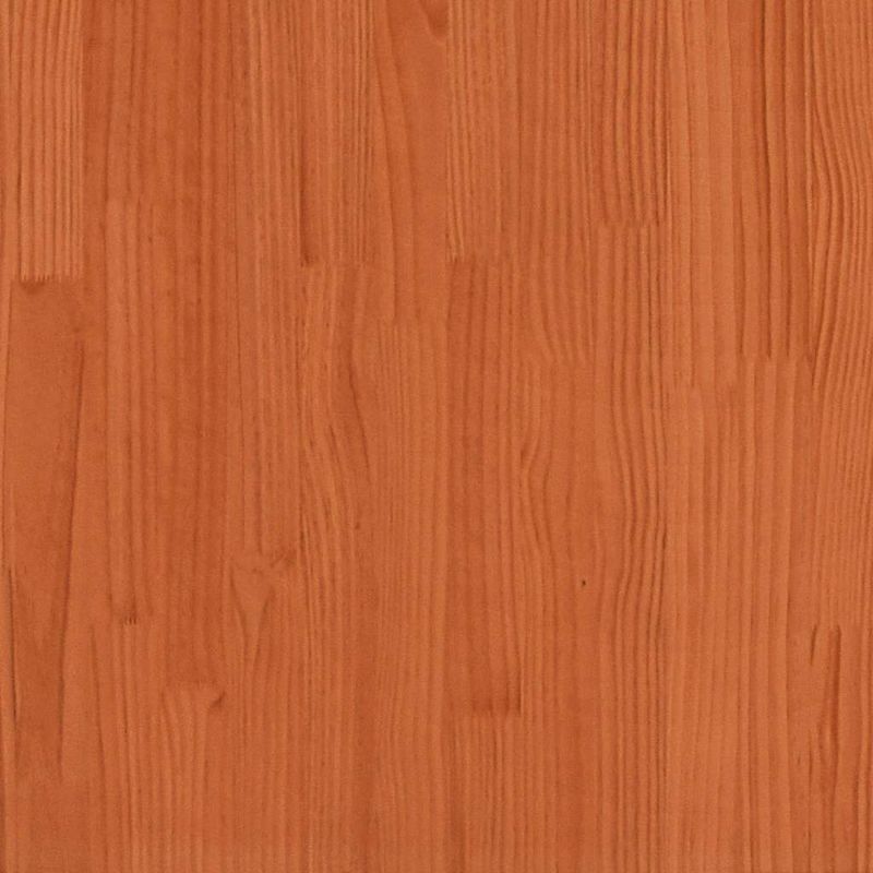 Casa si Gradina - Mobilier - Paturi si accesorii - Paturi - Pat cu biblioteca fara saltea maro 140x190 cm lemn masiv de pin - Infinity.ro