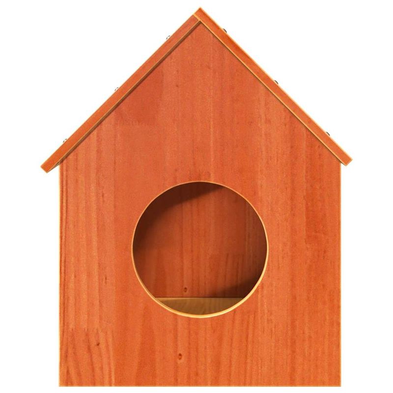 Petshop - Accesorii petshop - Jucarii animale - Ansambluri de joaca - Ceara pentru Casa pisici maro 41x50x50 cm Lemn masiv de pin - Infinity.ro