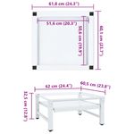 Electronice si Electrocasnice - Masini de spalat vase - Accesorii masini de spalat vase - Suport masina de spalat cu raft retractabil, alb - Infinity.ro