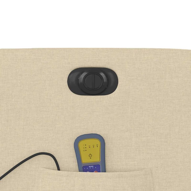 Ingrijire personala si Cosmetice - Sanatate si wellness - Articole wellness - Fotolii de masaj - Fotoliu electric de masaj rabatabil cu ridicare, crem, textil - Infinity.ro