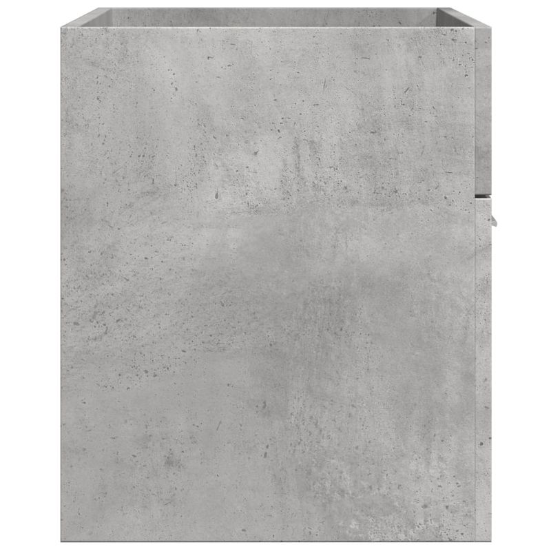 Casa si Gradina - Mobilier - Mobilier baie - Comode baie - Dulap de chiuveta baie gri beton, 90x38,5x46 cm, lemn prelucrat - Infinity.ro