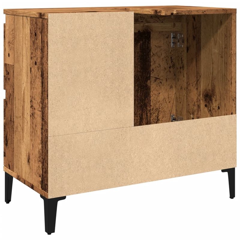 Casa si Gradina - Mobilier - Mobilier baie - Comode baie - Dulap de chiuveta, lemn vechi, 65x33x60 cm, lemn prelucrat - Infinity.ro