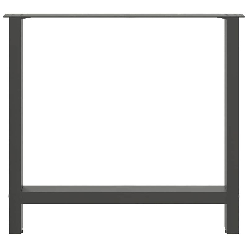 Casa si Gradina - Mobilier - Feronerie si accesorii mobila - Picioare masuta de cafea Antracit 2 buc 80x(72-73) cm Otel - Infinity.ro