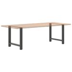 Casa si Gradina - Mobilier - Feronerie si accesorii mobila - Picioare masuta de cafea Antracit 2 buc 80x(72-73) cm Otel - Infinity.ro