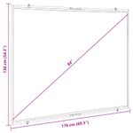 TV, Audio-Video si Foto - Videoproiectoare si accesorii - Ecrane proiectie - Ecran de proiectie suspendat pe perete 84 inch 4:3 - Infinity.ro
