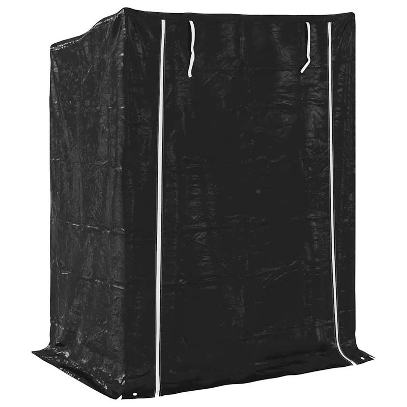 Casa si Gradina - Termice - Sobe, Seminee si accesorii - Accesorii seminee si sobe - Suport pentru lemne de foc cu capac de ploaie Otel galvanizat - Infinity.ro