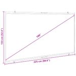 TV, Audio-Video si Foto - Videoproiectoare si accesorii - Ecrane proiectie - Ecran de proiectie suspendat pe perete 100 inch 16:9 - Infinity.ro