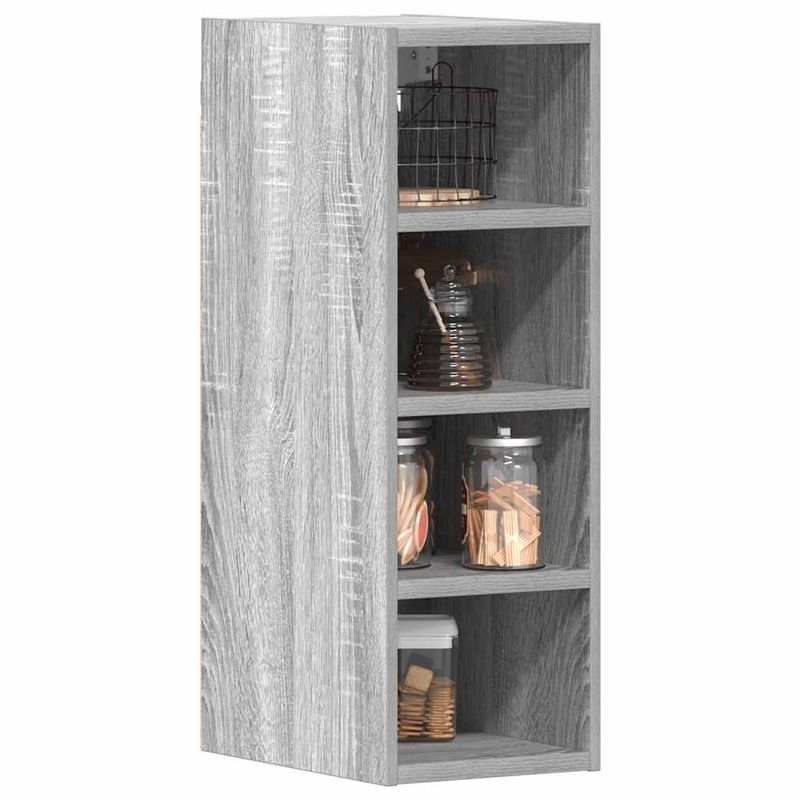 Casa si Gradina - Mobilier - Comode si corpuri - Corpuri bucatarie - Dulap suspendat, gri sonoma, 20x29,5x60 cm, lemn prelucrat - Infinity.ro