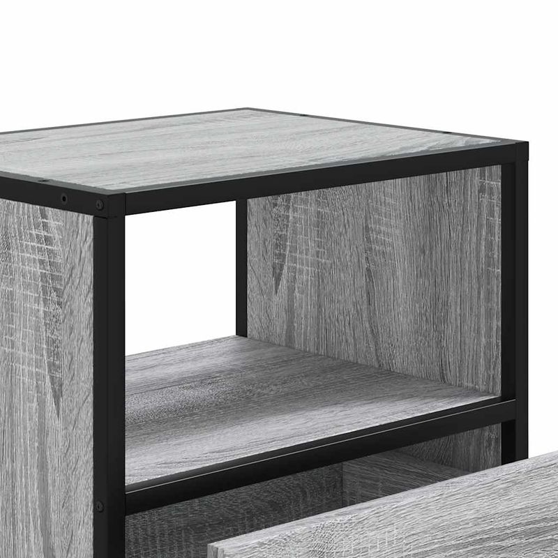 Casa si Gradina - Mobilier - Comode si corpuri - Noptiere - Noptiera montata pe perete gri Sonoma 40x31x39,5 cm - Infinity.ro