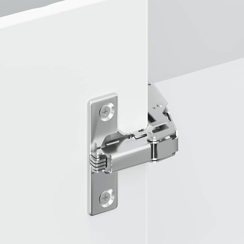 Casa si Gradina - Mobilier - Comode si corpuri - Corpuri bucatarie - Dulap de colt de bucatarie „Porto” lemn prelucrat alb lucios - Infinity.ro