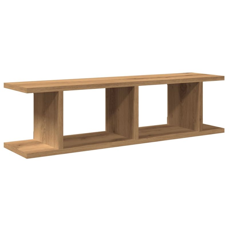 Casa si Gradina - Mobilier - Biblioteci si rafturi - Rafturi - Rafturi de perete, 2 buc., stejar artizanal, 75x18x20 cm, lemn - Infinity.ro