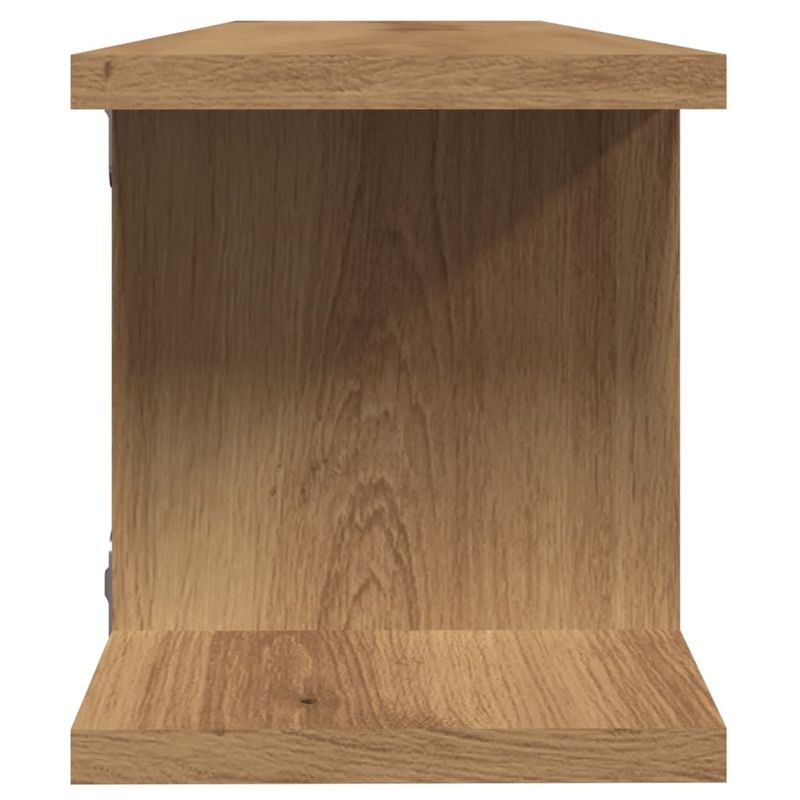 Casa si Gradina - Mobilier - Biblioteci si rafturi - Rafturi - Rafturi de perete, 2 buc., stejar artizanal, 75x18x20 cm, lemn - Infinity.ro