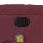 Ingrijire personala si Cosmetice - Sanatate si wellness - Articole wellness - Fotolii de masaj - Fotoliu de masaj rabatabil, rosu vin, material textil - Infinity.ro