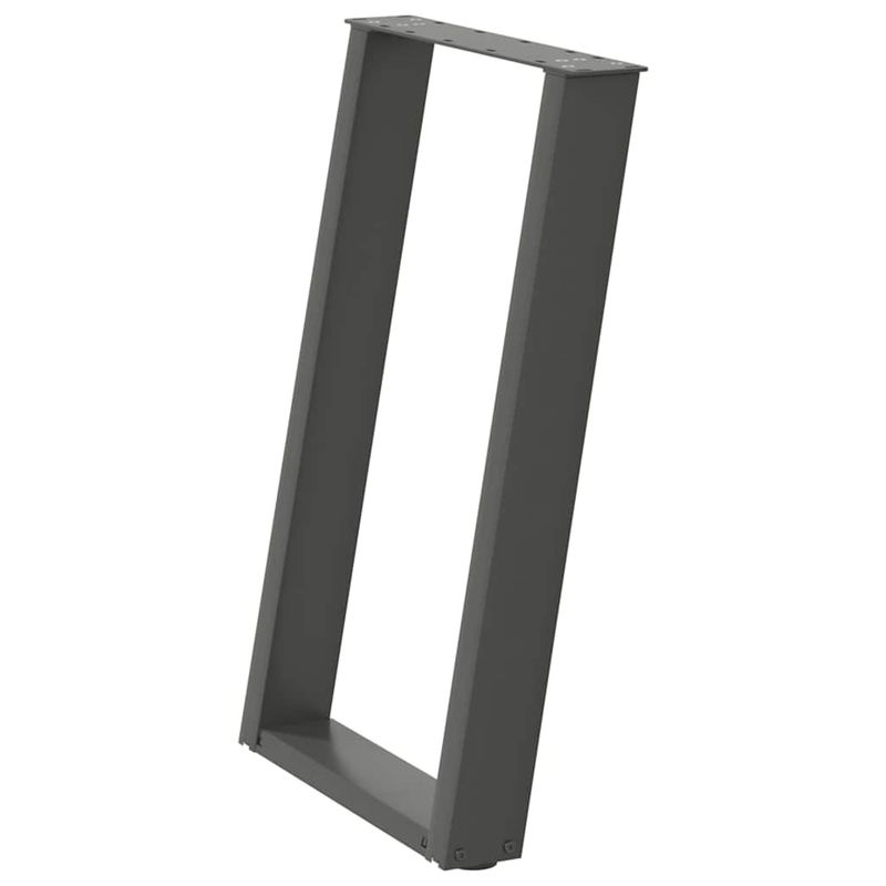Casa si Gradina - Mobilier - Feronerie si accesorii mobila - Picioare pentru masa in forma de U, 2 buc Antracit Otel, mărime 60x(72-73) cm - Infinity.ro
