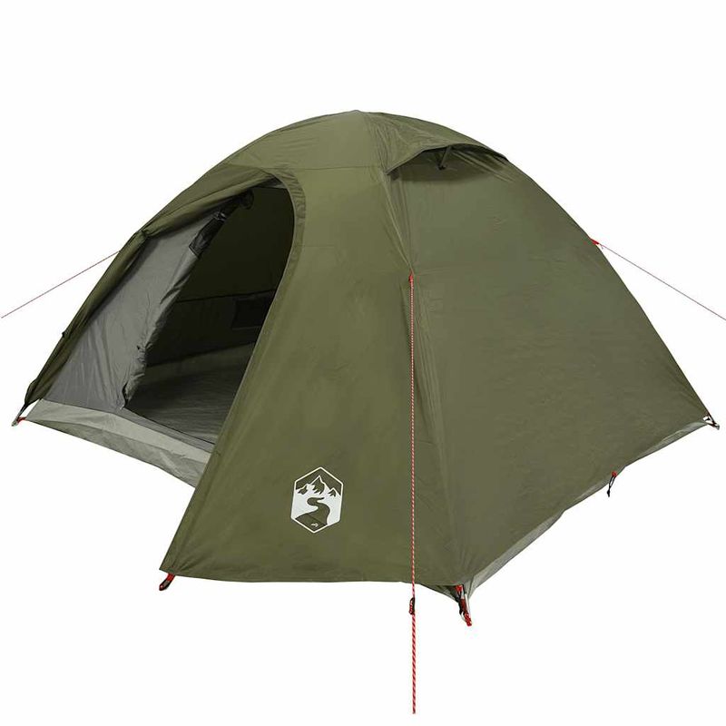 Sport si Outdoor - Camping - Corturi camping - Cort camping cupola 4 persoane verde masliniu impermeabil - Infinity.ro
