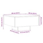 Casa si Gradina - Mobilier - Mese si birouri - Masute de cafea - Masuta de cafea, lemn vechi, 60x60x31,5 cm, lemn prelucrat - Infinity.ro