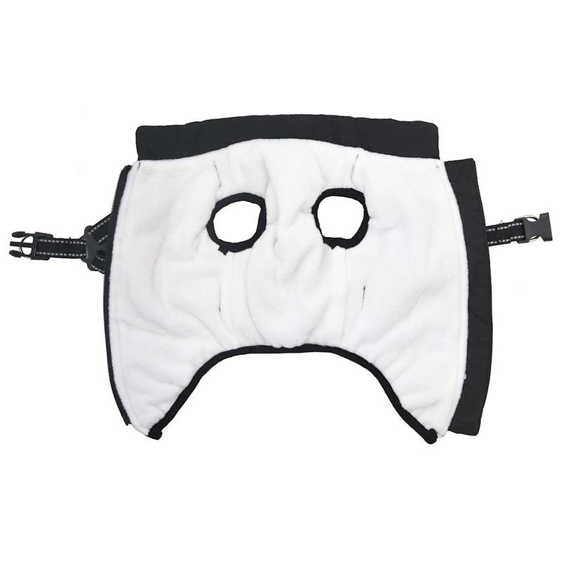 Petshop - Articole imbracaminte - Haine animale - Haina caini cu ham impermeabila reflectorizanta, negru, M - Infinity.ro