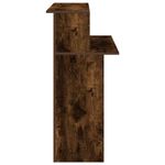 Casa si Gradina - Mobilier - Mese si birouri - Birouri - Birou de receptie stejar afumat 100x50x103,5 cm lemn prelucrat - Infinity.ro