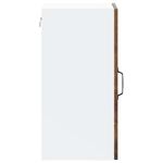 Casa si Gradina - Mobilier - Comode si corpuri - Corpuri bucatarie - Dulap de bucatarie cu usa din sticla stejar afumat „Porto”., model 1x dulap de perete din sticlă (1 ușă), mărime 40x31x60 cm - Infinity.ro