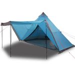 Sport si Outdoor - Camping - Corturi camping - Cort de familie Tipi pentru 6 persoane, albastru, impermeabil - Infinity.ro
