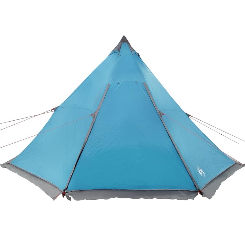 Sport si Outdoor - Camping - Corturi camping - Cort de familie Tipi pentru 6 persoane, albastru, impermeabil - Infinity.ro