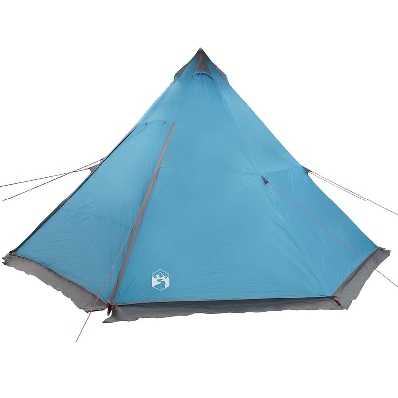 Sport si Outdoor - Camping - Corturi camping - Cort de familie Tipi pentru 6 persoane, albastru, impermeabil - Infinity.ro
