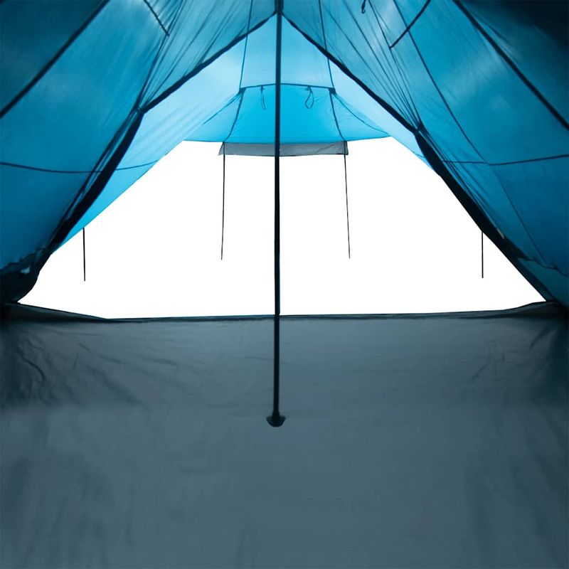 Sport si Outdoor - Camping - Corturi camping - Cort de familie Tipi pentru 6 persoane, albastru, impermeabil - Infinity.ro