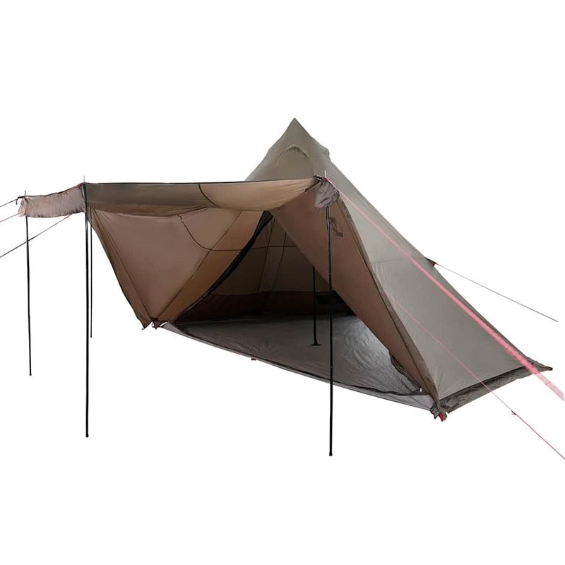 Sport si Outdoor - Camping - Corturi camping - Cort de familie Tipi pentru 8 persoane, maro, impermeabil - Infinity.ro